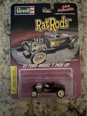 Revell 1925 Ford Model T Pick Up black Rat Rods Issue #111 1:64 READ DESCRIPTION